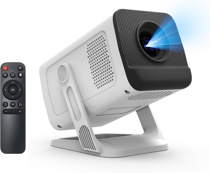 [Compatible con Netflix] Mini proyector con WiFi y Bluetooth, proye...