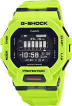 Casio G-Shock G-Squad Move Reloj digital conectado, correa de resina color verde lima GBD200-9