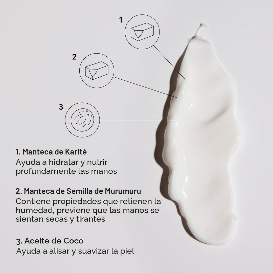 OUAI Crema de manos \u2013 Bálsamo grueso y cremoso con aceite de c...