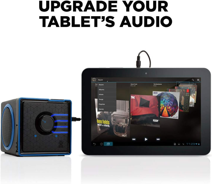 GOgroove SonaVERSE BX - Altavoz portátil con cable y reproductor de...