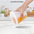 Dealusy Juego de 40 recipientes de 32 onzas con tapas