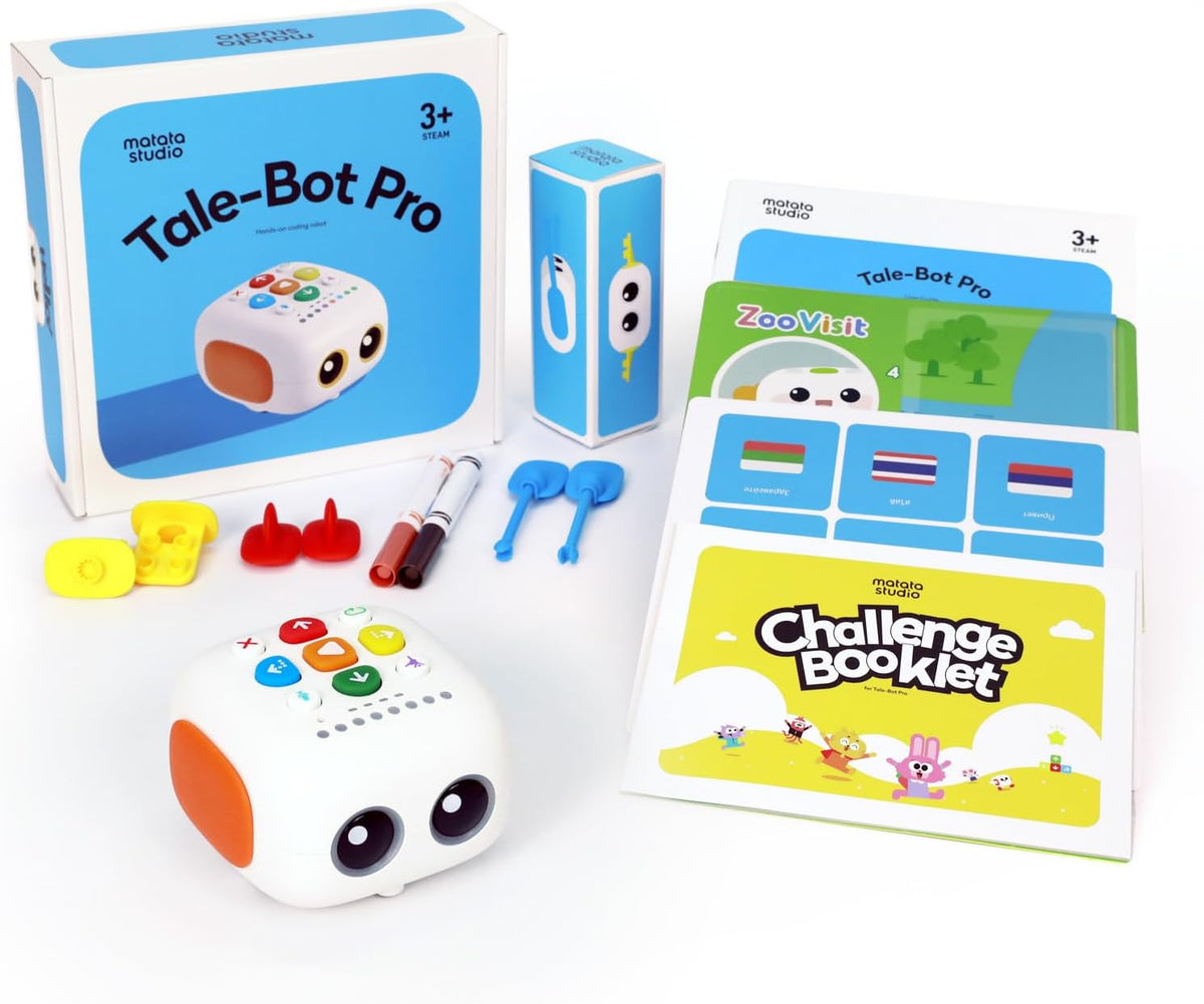 TaleBot Pro Coding Robot para Kids 3-5, Screen-Free STEM Toy