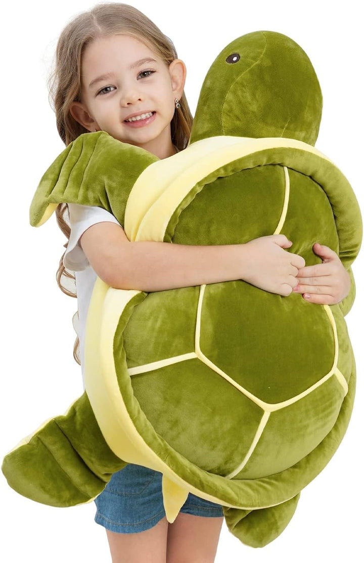 Dalmao Animales de peluche de tortuga marina grande de 28 pulgadas,...