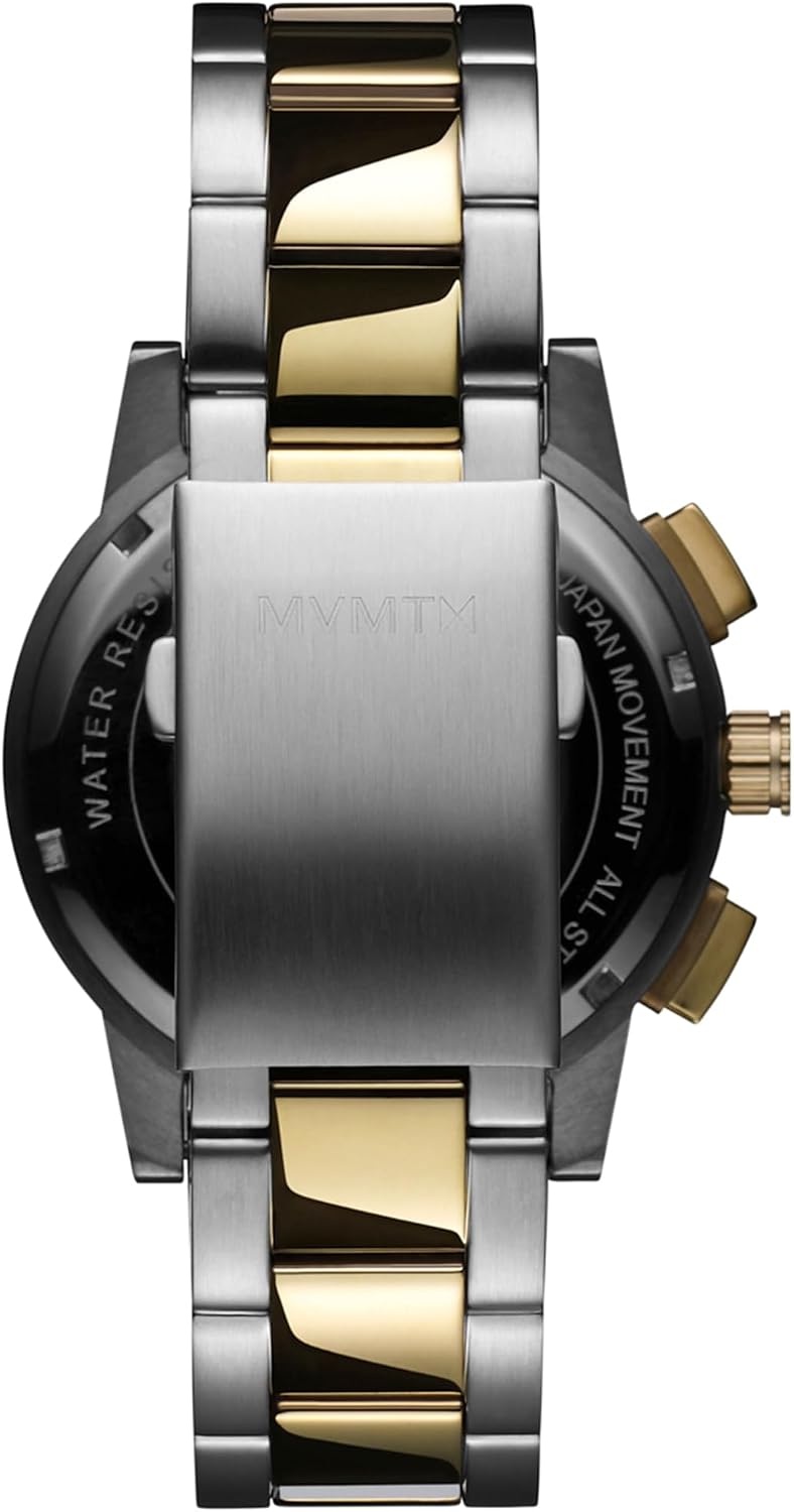 MVMT Chrono II Reloj cronógrafo analógico para hombre, 1.772 in, resistente al agua, 5 ATM/50M, uso diario