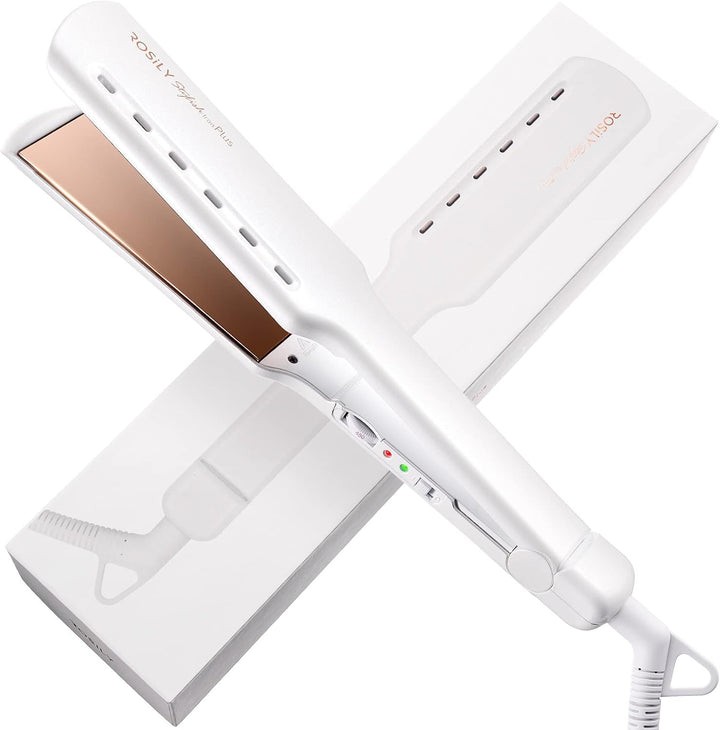 ROSILY Plancha de pelo de 1.75 pulgadas, doble voltaje 100-240V par...