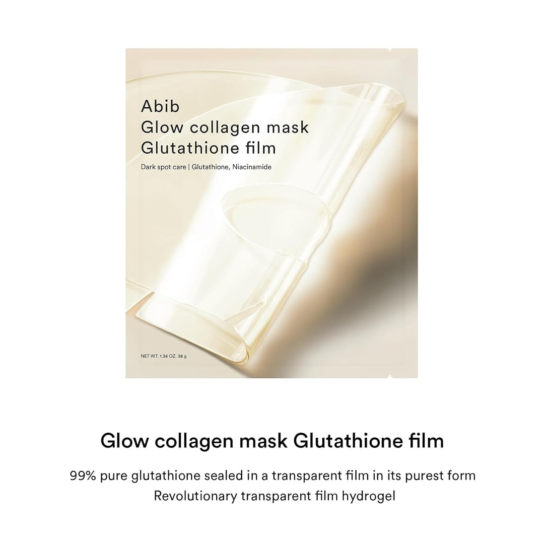 Abib Máscara de colágeno Glow Película de glutatión 4 hojas