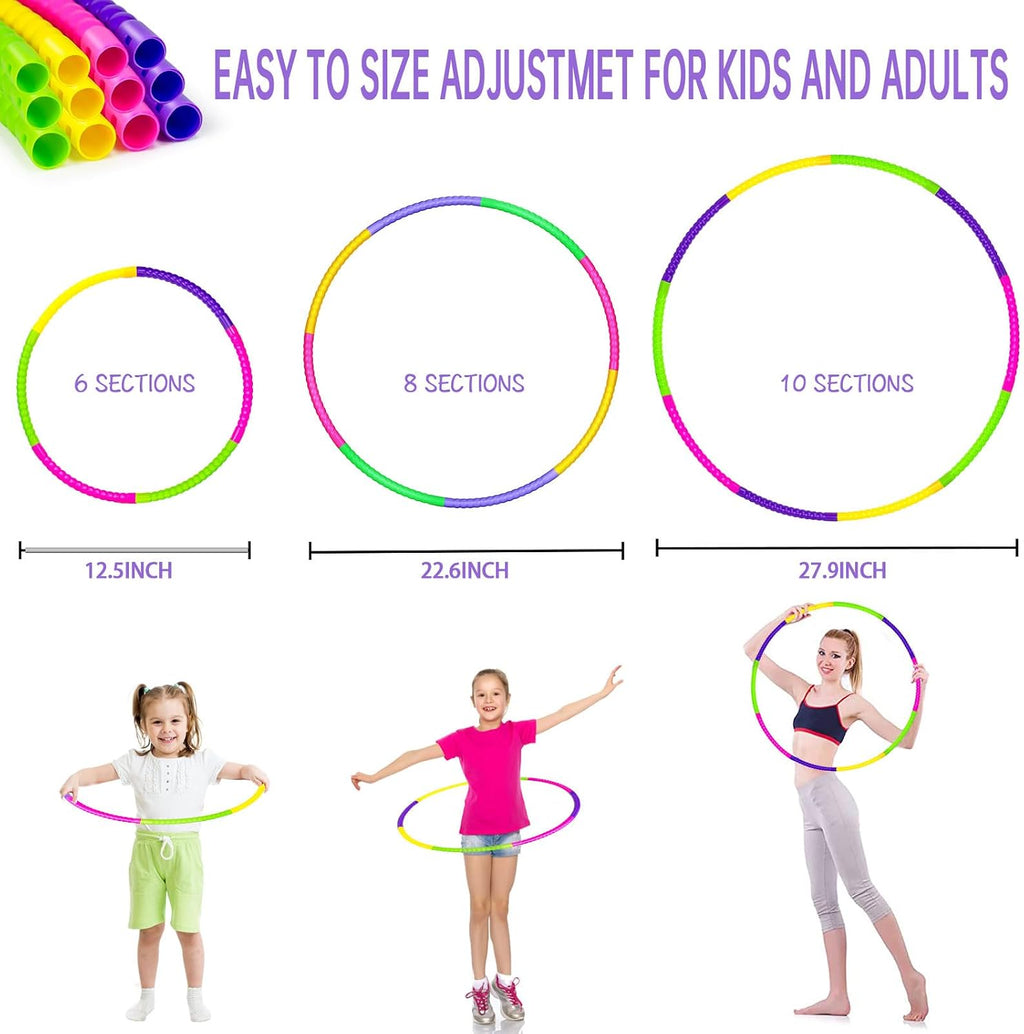 Aros de juguete para niños, tamaño ajustable y peso para ejercicio