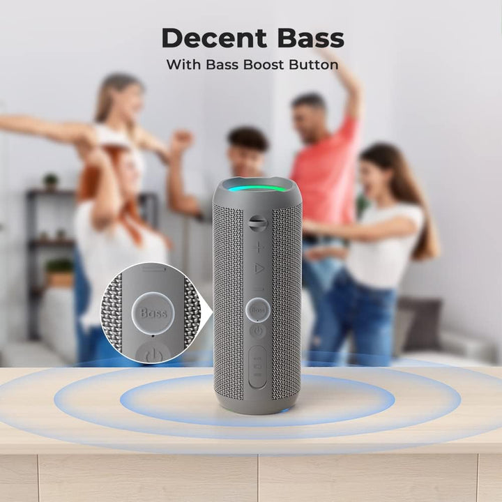 RIENOK - Bocina Bluetooth 30W portátil con emparejamiento dual, son...