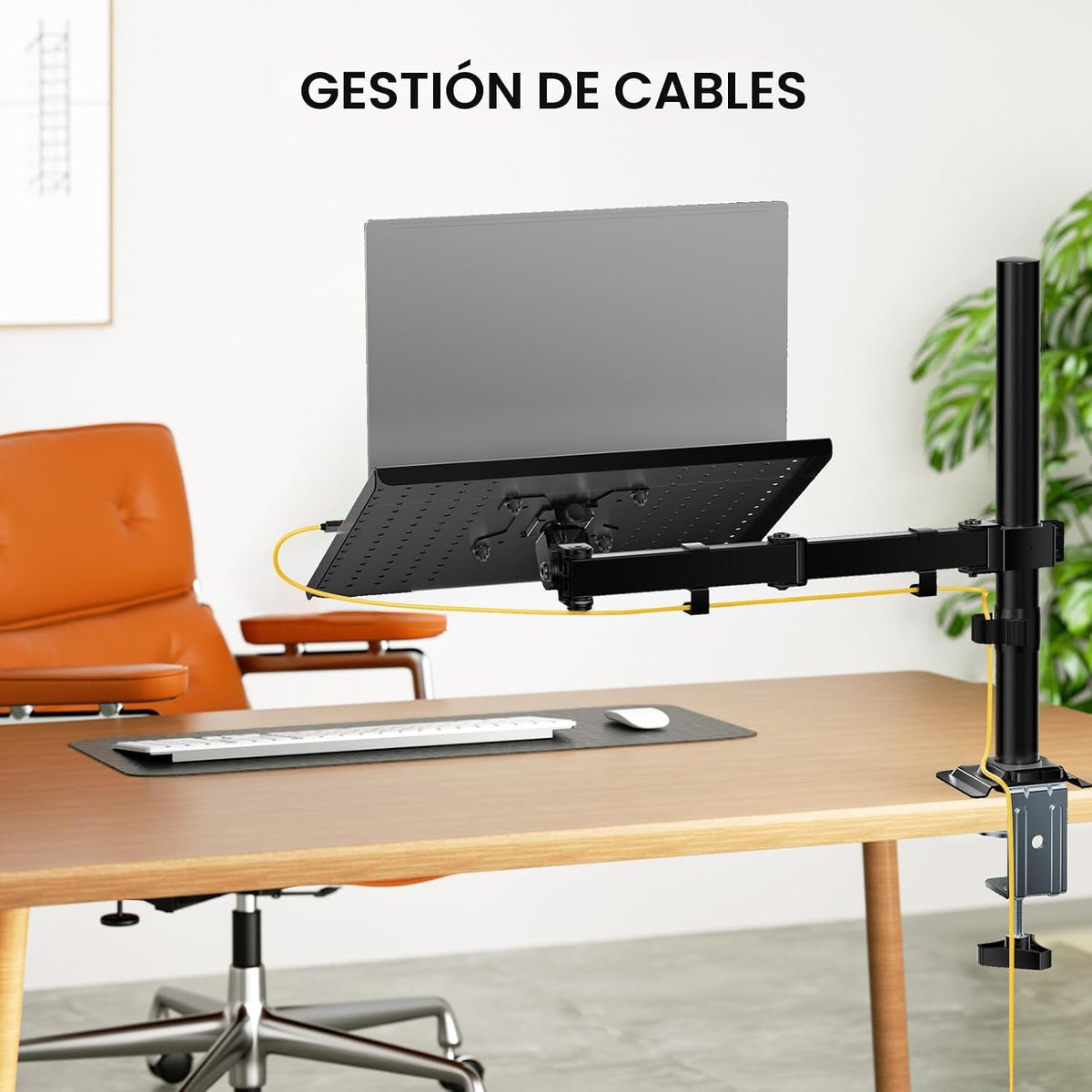 WALI Adjustable Laptop Desk Mount para 17 inch Notebook o 32 inch Screen