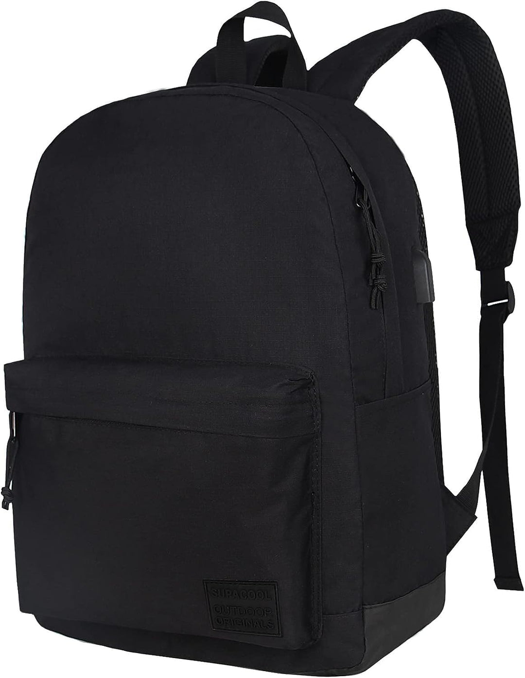 SUPACOOL Mochila casual para laptop con puerto de carga USB para ho...