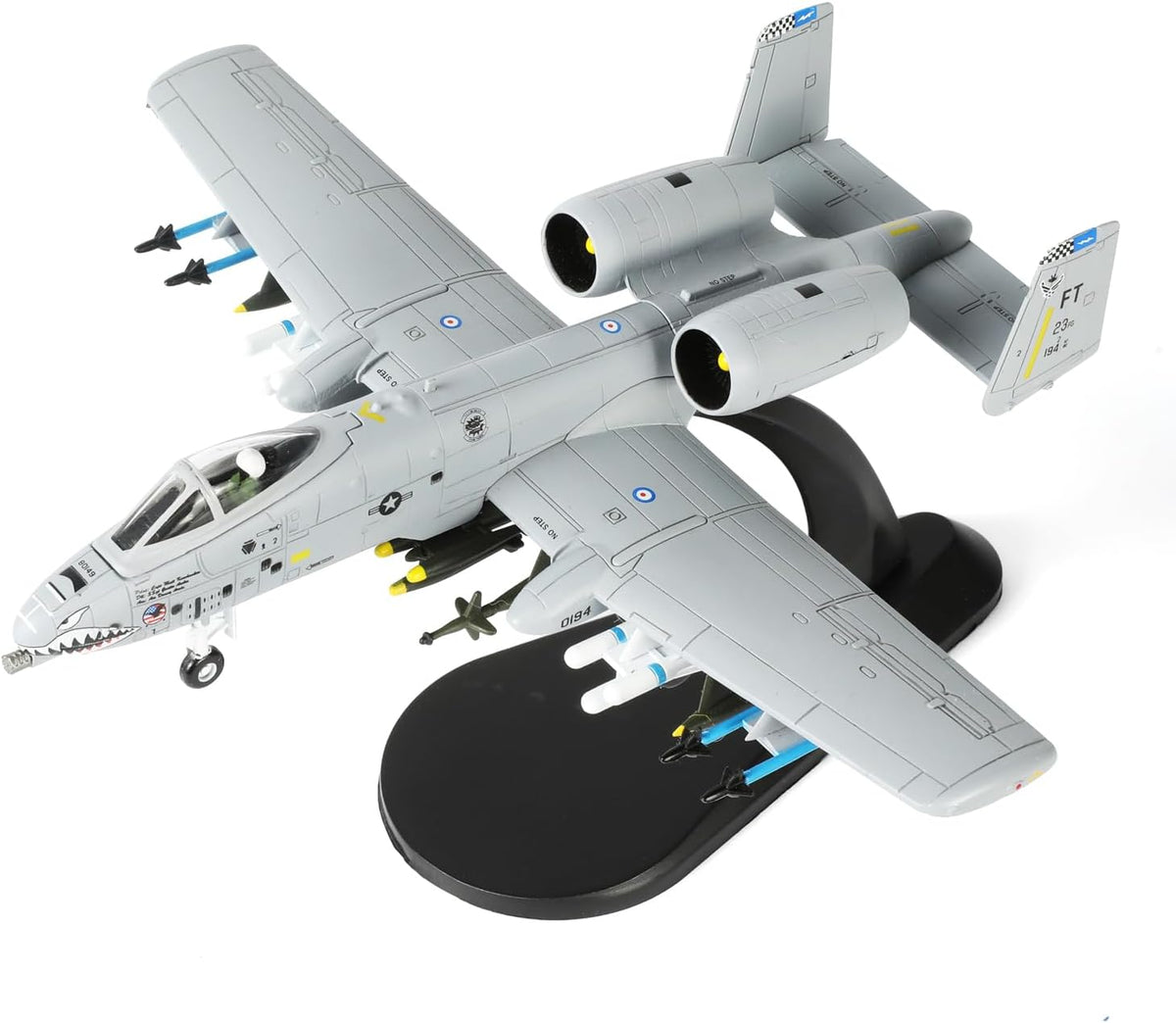 1/100 -10 Thunderbolt II Warthog modelo de metal fundido troquel