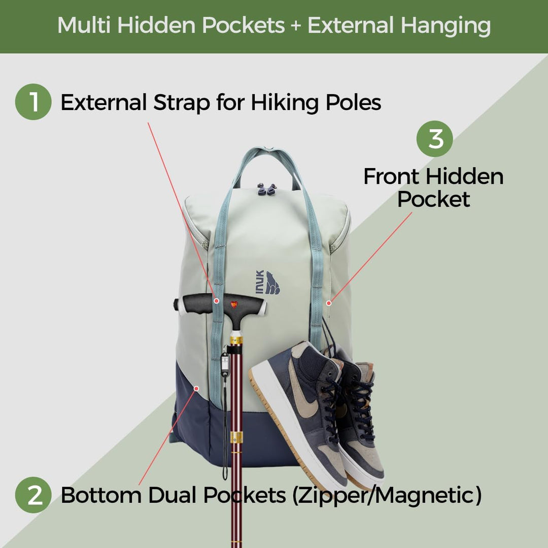 INUK Mochila para laptop para estudiantes universitarios y trabajo,...