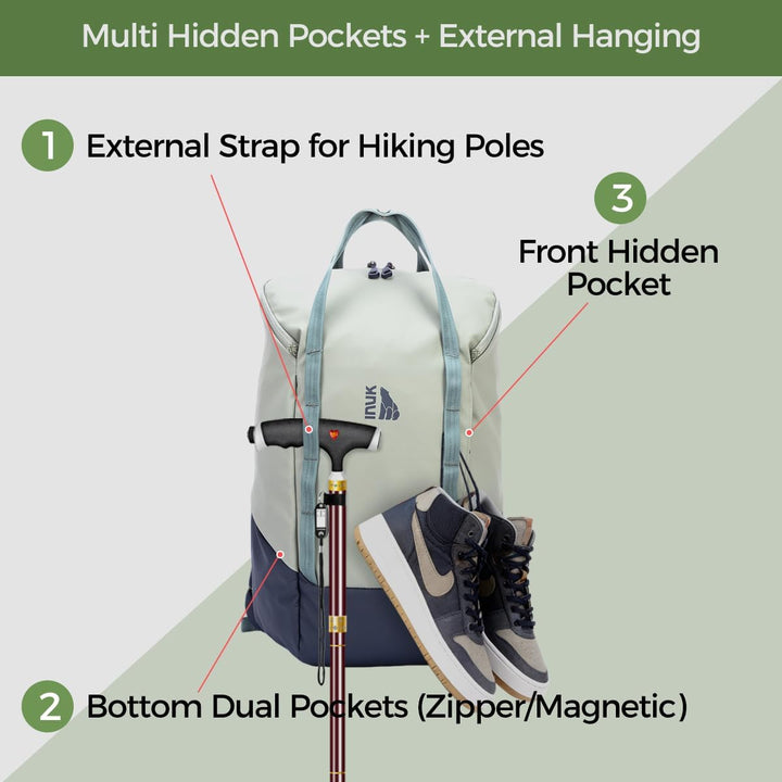 INUK Mochila para laptop para estudiantes universitarios y trabajo,...