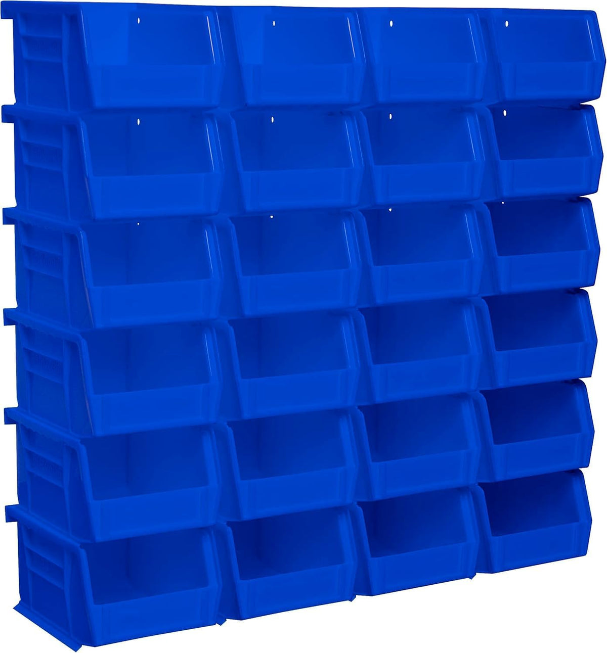 Akro-Mils 30210 AkroBins Contenedores de Almacenamiento de Plástico, 5"x4"x3", Azul, Paquete de 24