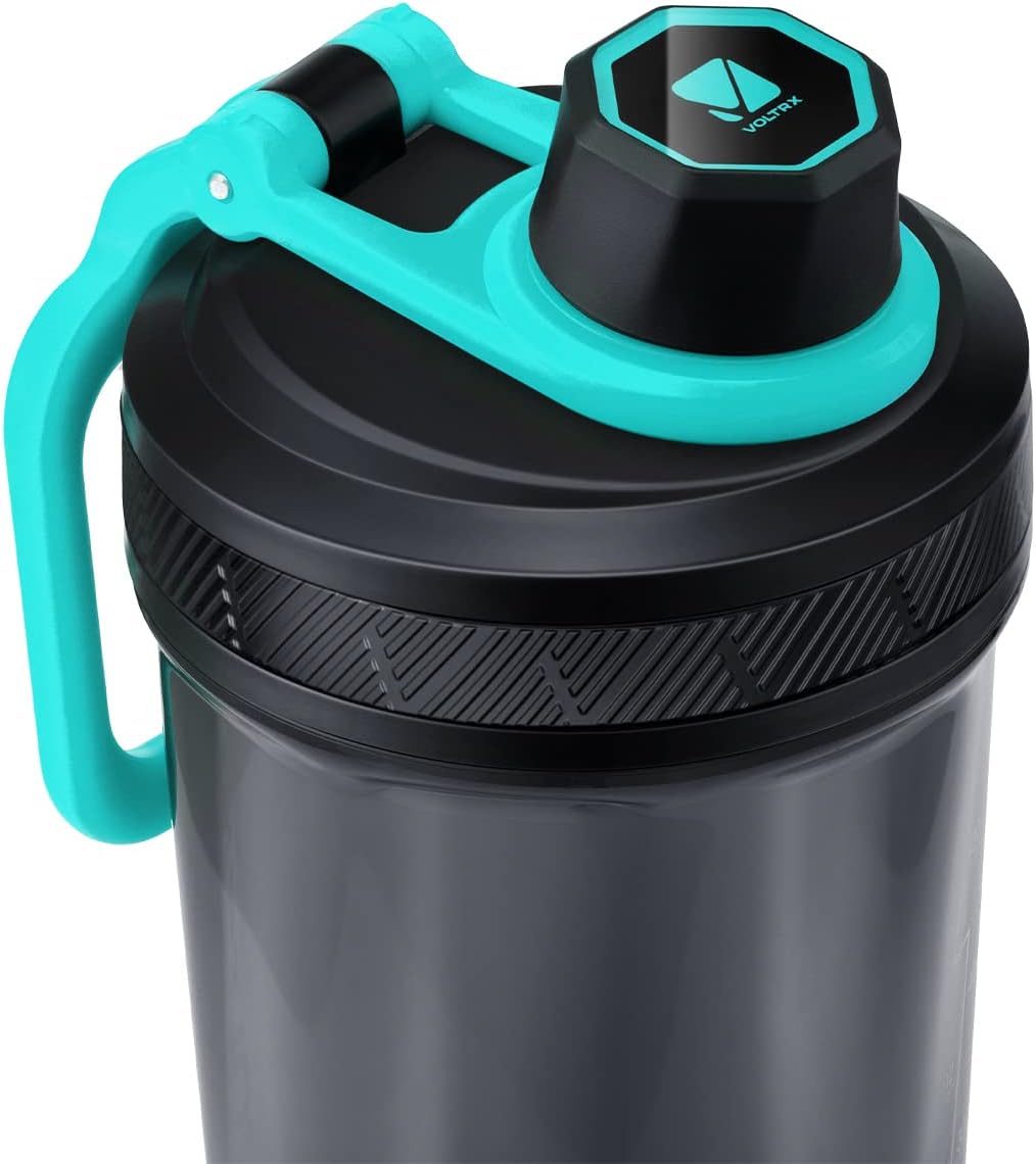 VOLTRX - Botella agitadora, mezclador eléctrico de proteínas recargable USB C de galio, tazas agitadoras para batidos de proteínas y reemplazo de comidas, sin BPA, fabricado con tritán, 24 onzas