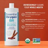 Essential Oxygen, Enjuague para Cepillado y Enjuague Bucal Orgánico...