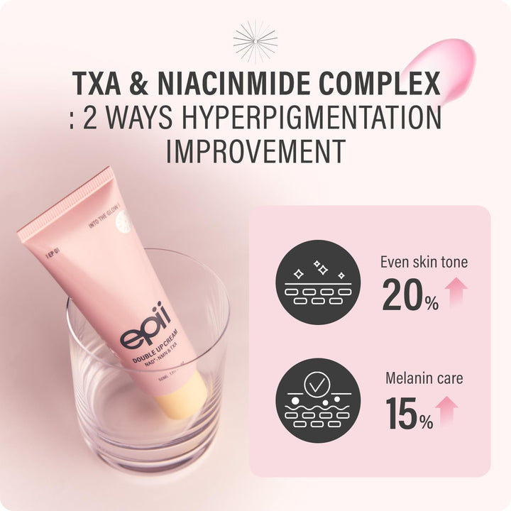 epii Double Up Cream | hidratante facial | NAD NMN | TXA | niacinam...