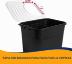 Arm & Hammer Caja de arena prémium con filtro para limpiar patas y microbios, fabricada en Estados Unidos
