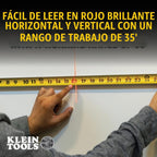 Klein Tools Nivel láser autonivelante 93MCLS, mini nivel de línea cruzada