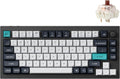 Keychron Q1 Max RGB QMK/VIA Teclado mecánico personalizado, intercambiable en caliente, con botón programable de metal completo con interruptor Gateron Jupiter marrón, teclado de juegos de 2.4 GHz