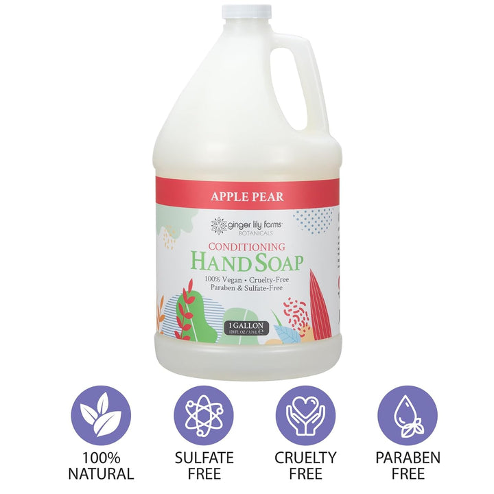 Ginger Lily Farms Botanicals - Repuesto de jabón líquido multiusos...