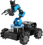 Brazo robótico ROS con Raspberry Pi 4B 4GB programación de código abierto FPV AI Vision 6DOF/Axis Smart Robot Kit, 4WD Mecanum Wheel Big Chassis, ArmPi Pro con RPi 4B 4GB