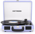Tocadiscos de maleta, reproductor de vinilo Bluetooth de entrada y