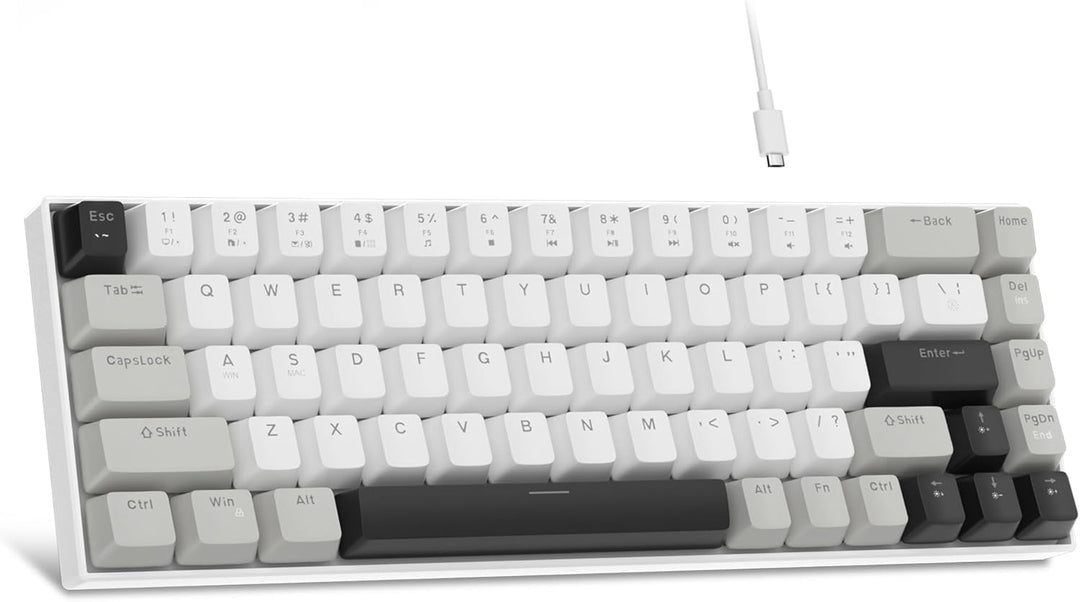 MageGee Teclado Mecánico Portátil para Juegos 60%, MK-Box con Retro...