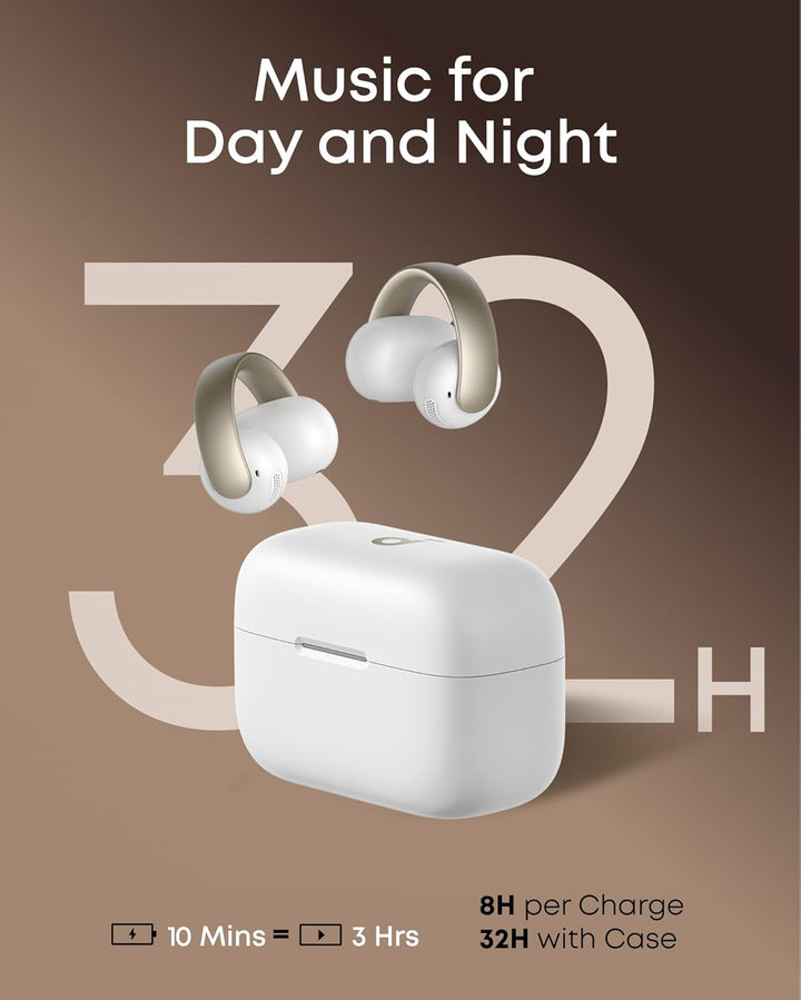 Soundcore AeroClip by Anker, auriculares de oreja abierta, auricula...