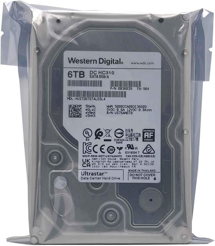 Western Digital Disco duro Ultrastar DC HC310 SATA de 6 TB \u2013 C...