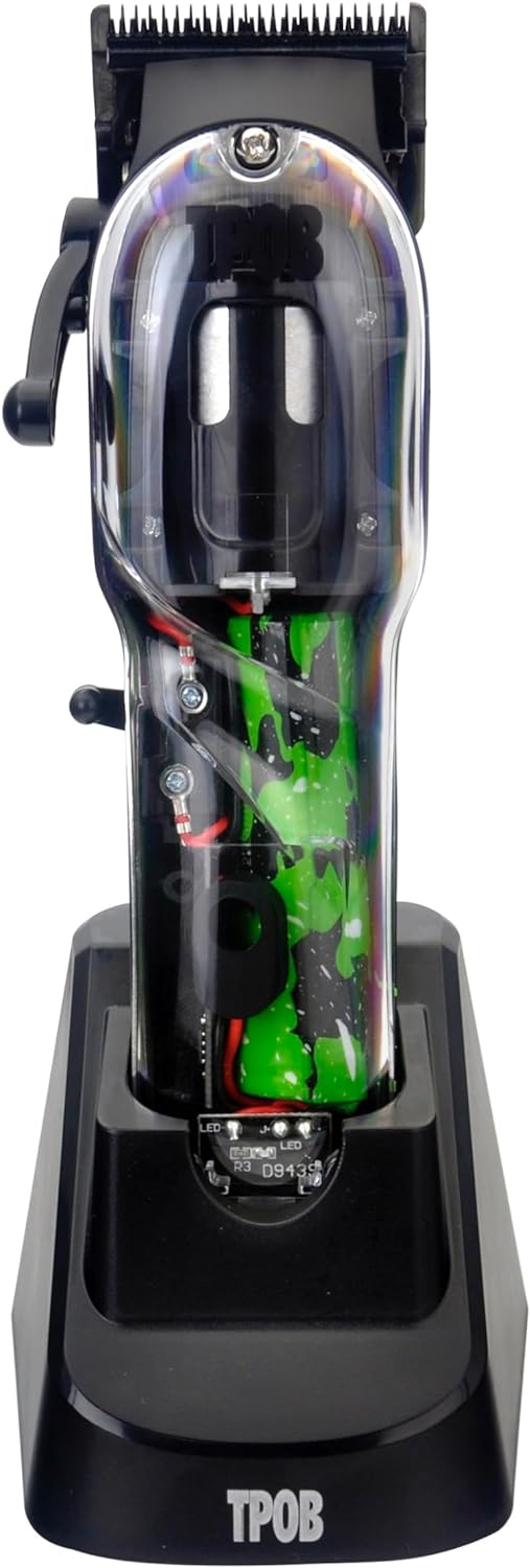 TPOB Slime 2 Cortapelos de peluquería para hombres 6800 RPM con est...