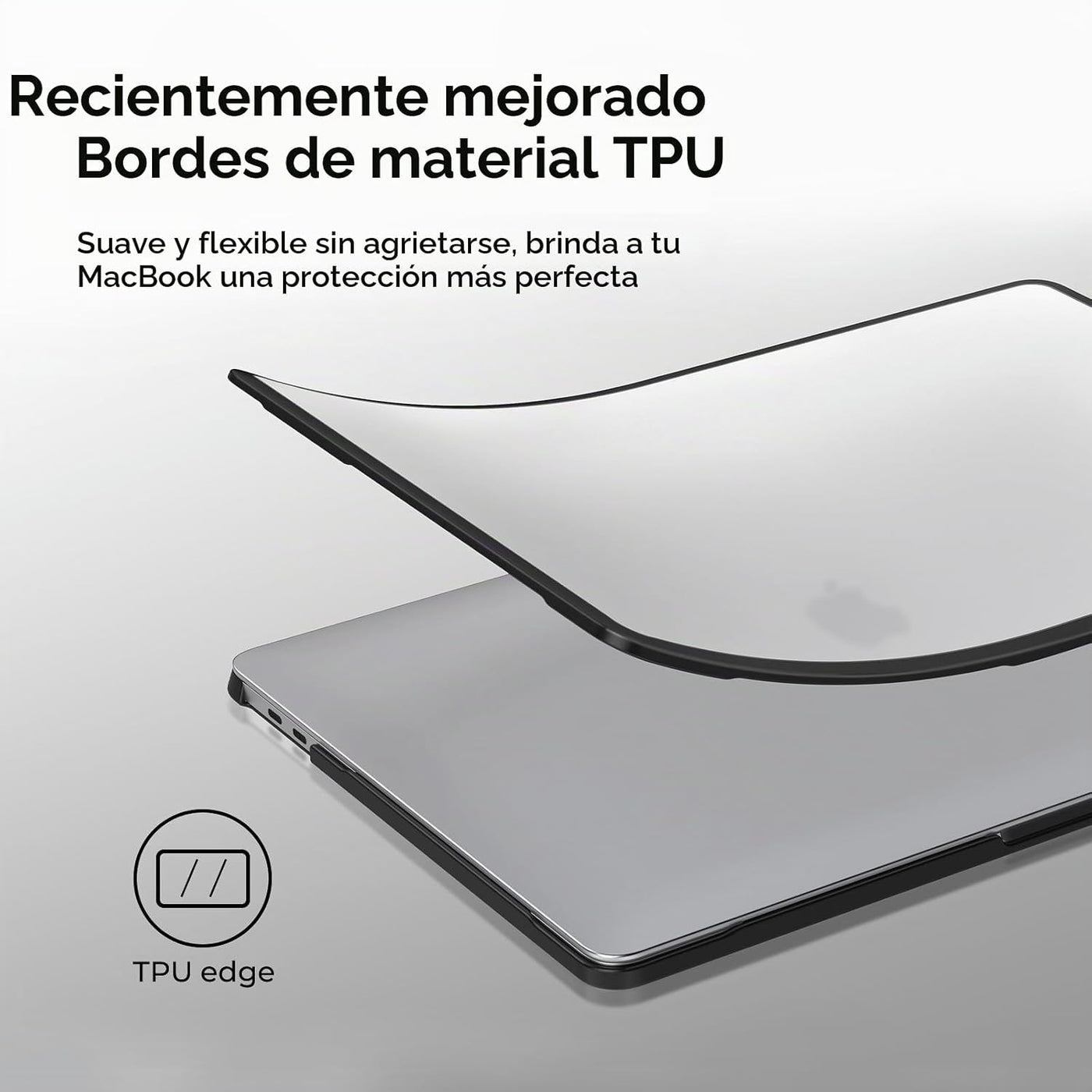 BlueSwan Funda antigrietas para MacBook Pro de 13 pulgadas M2 M1 20...