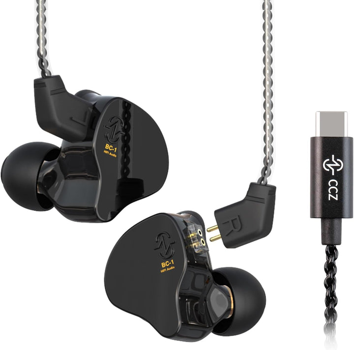 CCZ Melody USB C Auriculares con cable tipo-C intraurales, auricula...