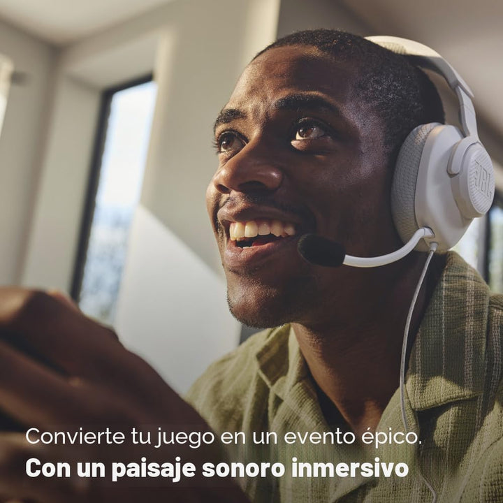 JBL Quantum 100M2 - Auriculares con cable para juegos con micrófono...