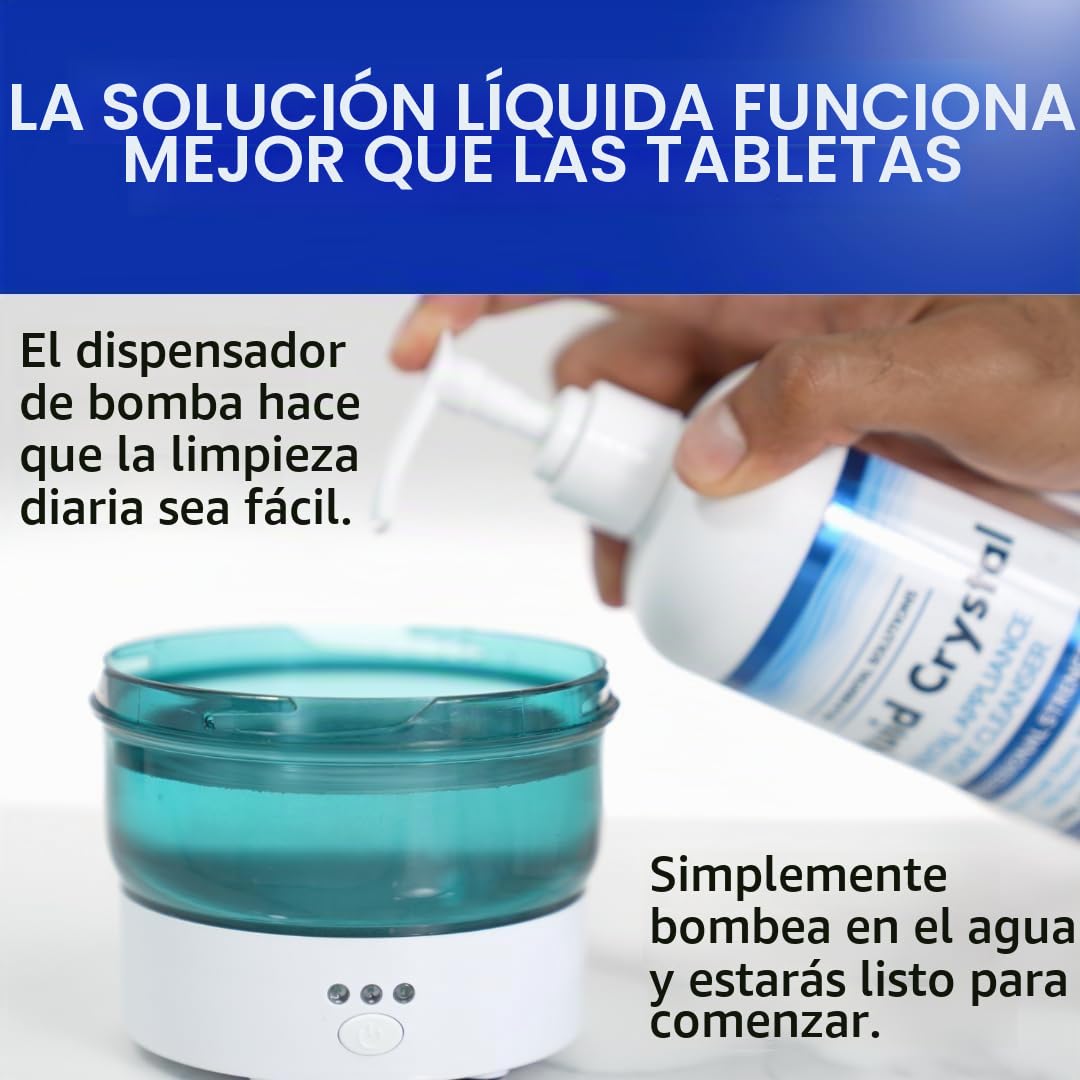 Dr. B Dental Solutions Liquid Crystal Soak Cleanser - Fórmula de li...