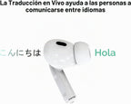 ONES MusPlayE - Auriculares inalámbricos AI, traductor AI, Bluetooth 5.4 con pantalla táctil, cancelación activa de ruido, conexión con aplicación, bajos de alta fidelidad, para iPhone, Android