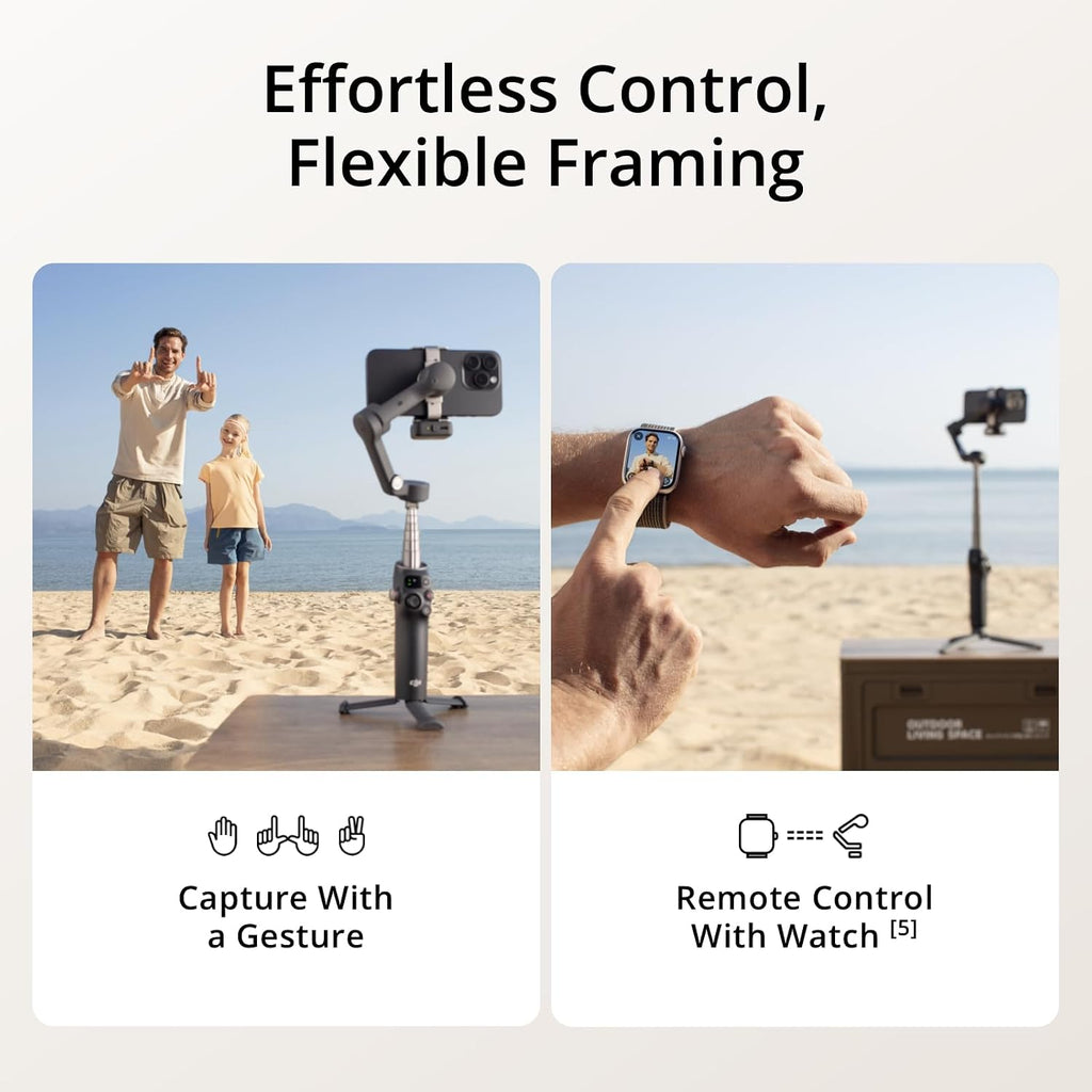 DJI Osmo Mobile 7P Gimbal Stabilizer para iPhone y Android, seguimiento