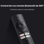 Xiaomi Android Google TV Box S 3ª generación, 4K UHD TV Box Dolby Vision Atmos y DTS:X, 2 GB + 32 GB de almacenamiento WiFi 6 HDMI 2.1 360° Bluetooth Control remoto de voz para televisión, Internet Smartphones Streaming