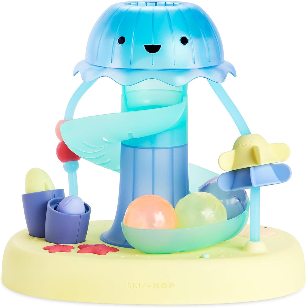 Skip Hop Seascape - Pelota de actividad musical de 2 etapas, juguete de desarrollo de causa y efecto con luces, canciones y sonidos a partir de 6 meses