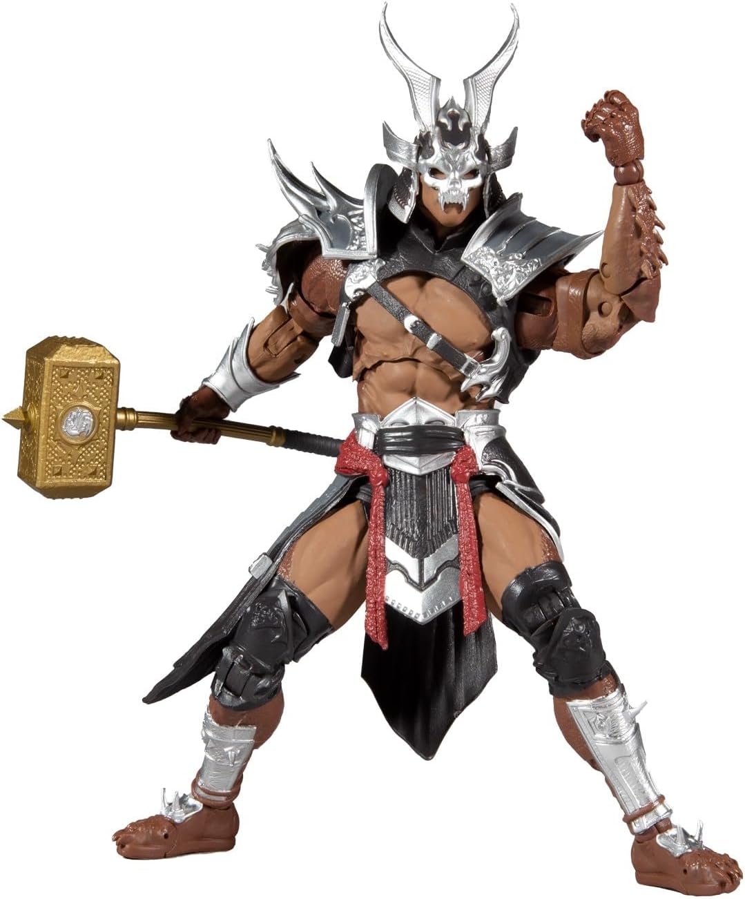 McFarlane Toys Mortal Kombat Shao Kahn (Platinum Kahn) Figura de ac...