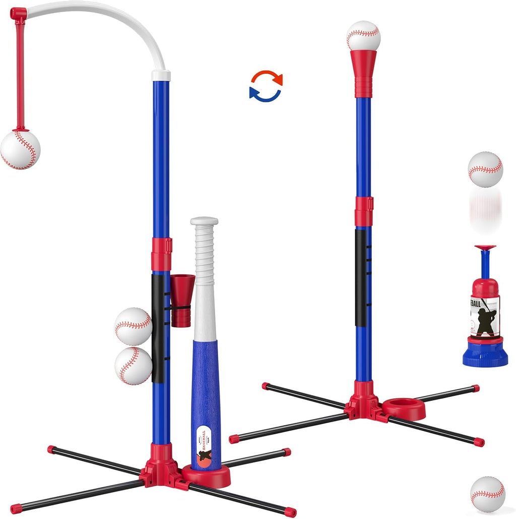 3-en-1 Baseball Set para Kids con Auto Pitching Machine