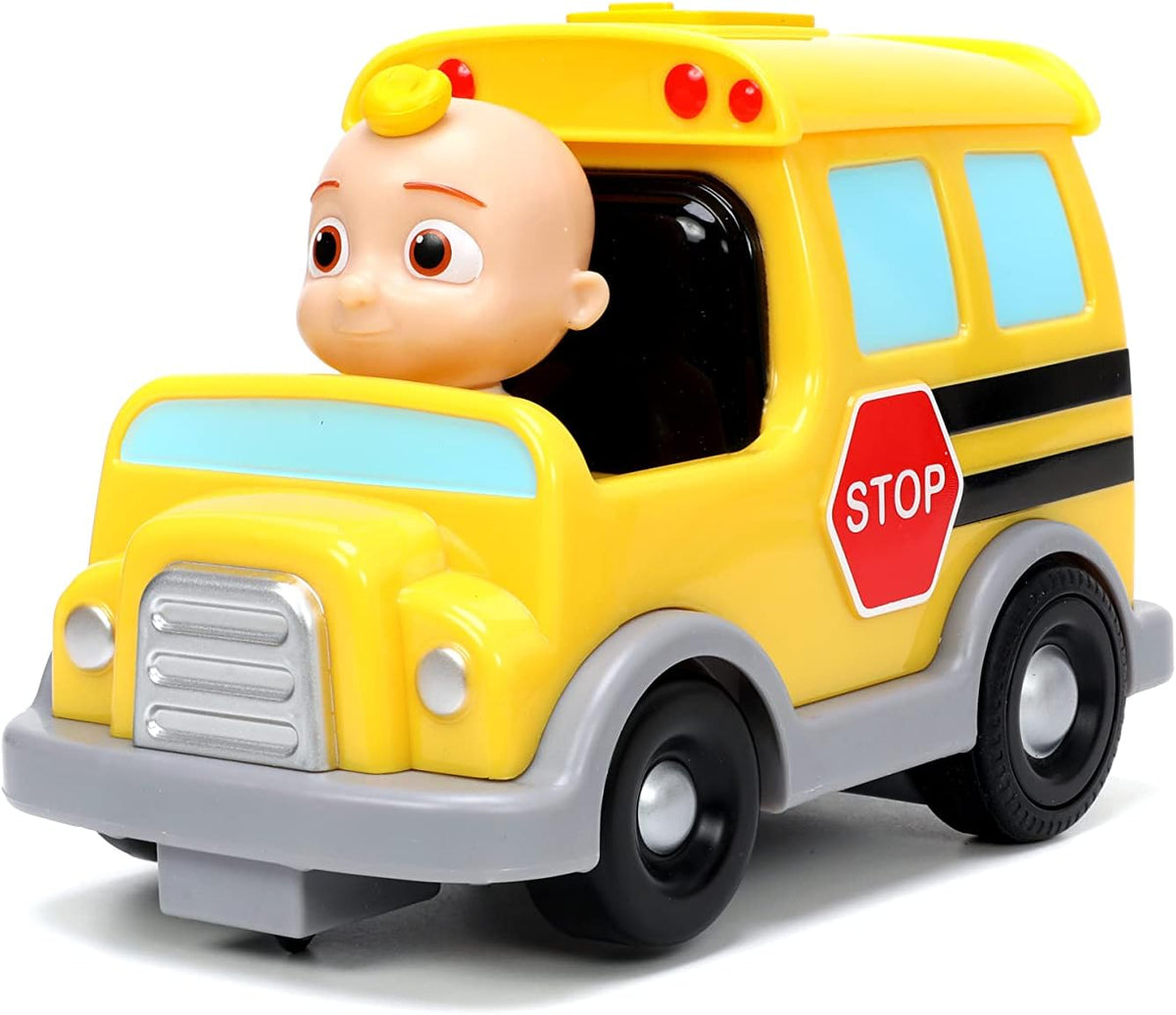 Jada Toys Cocomelon - Autobús escolar de 7.5 pulgadas, coche a control remoto, juguetes para niños