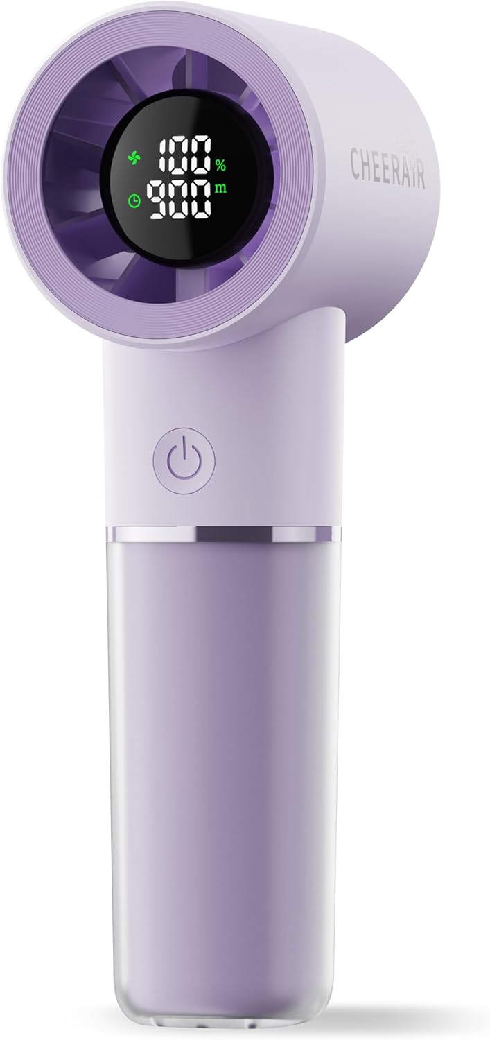Cheerair Ventilador portátil de mano, potente mini ventilador perso...
