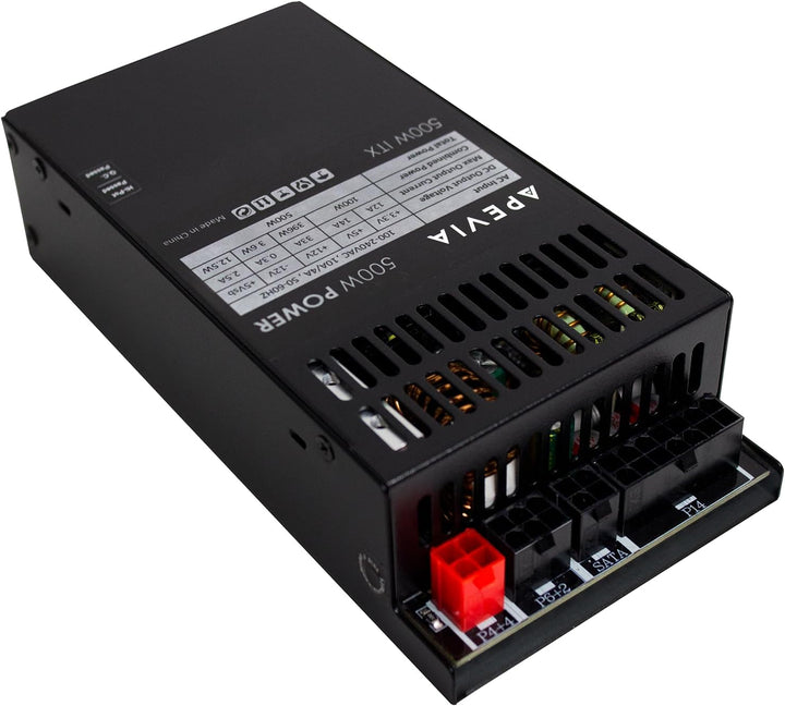 Apevia ITX-PFC500W Mini ITX\/Flex ATX \/ 1U 500W Fuente de alimenta...