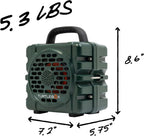 Turtlebox Cub - Altavoz Bluetooth para exteriores, color verde