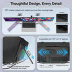 Leudaich Extensor de pantalla para portátil de 14 pulgadas, monitor...