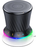 Altavoz de ducha Bluetooth, altavoz portátil impermeable IPX5 con ventosa, mini altavoz Bluetooth 5.3 de graves profundos con micrófono integrado, tiempo de reproducción de 8 horas para baño