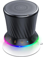 Altavoz de ducha Bluetooth, altavoz portátil impermeable IPX5 con ventosa, mini altavoz Bluetooth 5.3 de graves profundos con micrófono integrado, tiempo de reproducción de 8 horas para baño