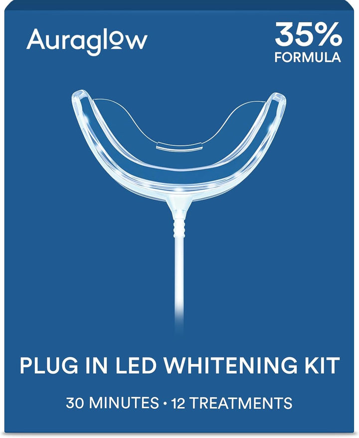 Kit de blanqueamiento dental Auraglow, luz aceleradora LED con cabl...