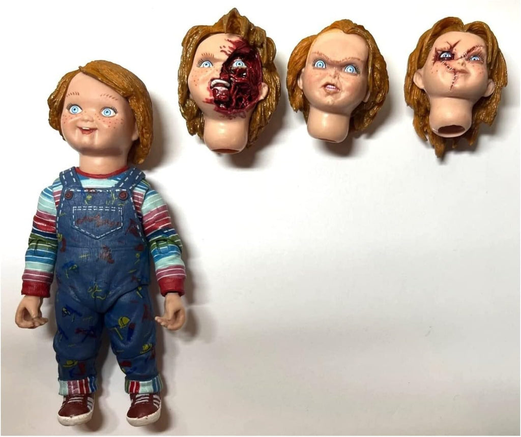 Figura de acción de Chucky en escala, 4 pulgadas, marca NECA